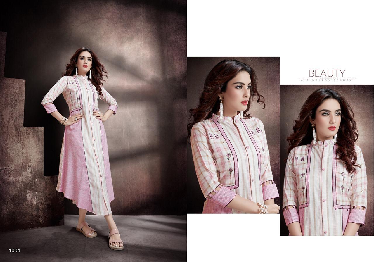 Evermore murcury cotton straight kurties collection dealer