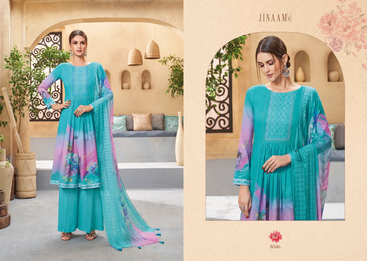 Jinaam dresses rochel cotton printed salwar kameez collection