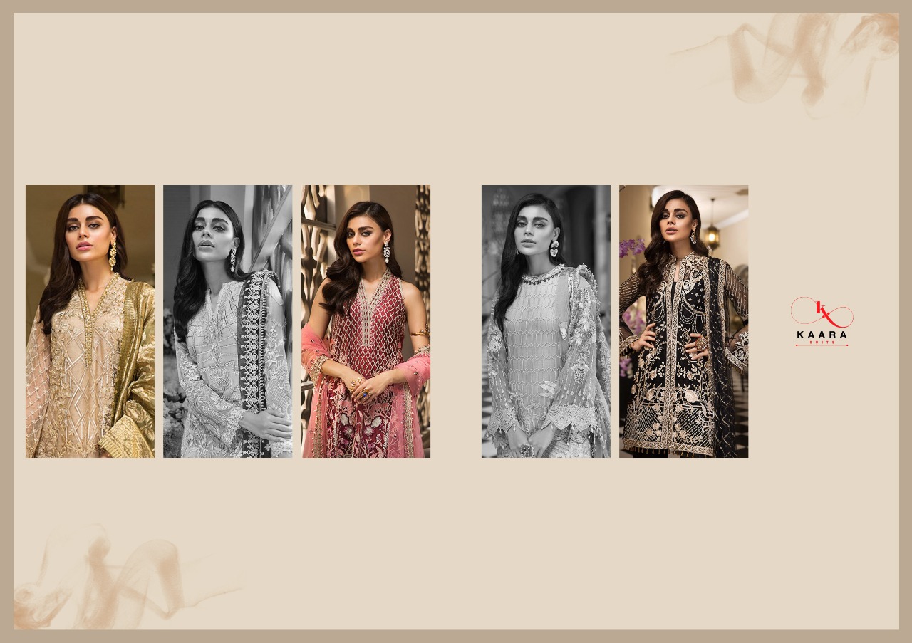 Kaara suits anaya premium collection of heavy embroidery Salwar suit