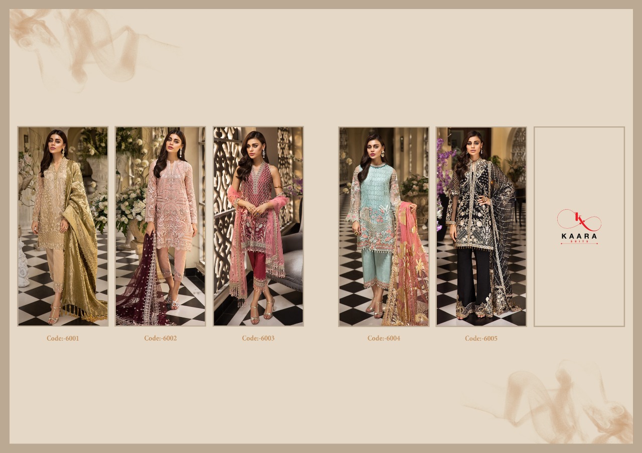 Kaara suits anaya premium collection of heavy embroidery Salwar suit