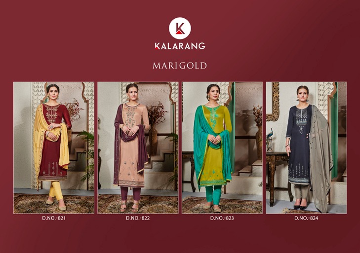 Kalarang Merigold fancy collections of colorful Salwar suit