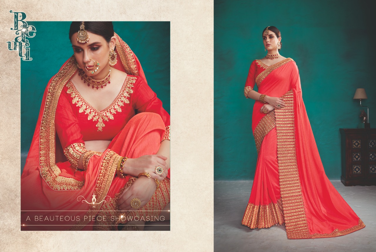 Kalista fashion aasma vol 1 fancy party wear sarees collection
