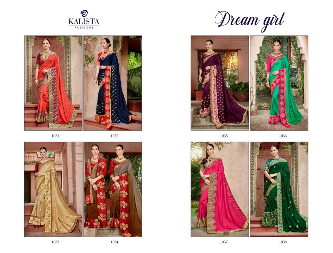 Kalista Fashion dream girl Premium collection of sarres