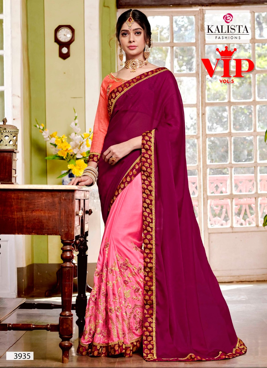 Kalista Fashion vip vol 5 exclusive collection of beautiful sarees