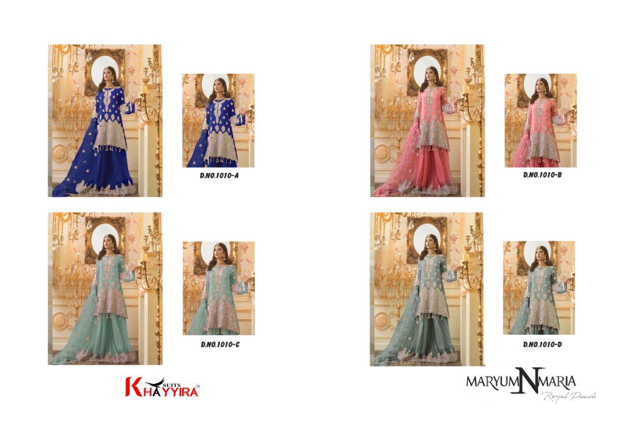 Khayyira Suits maryam N maria Heavy embroidery premium collection of Salwar suit
