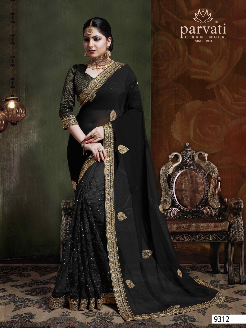 Parvati Ethnic 9306-9317 series rich collection of sarees