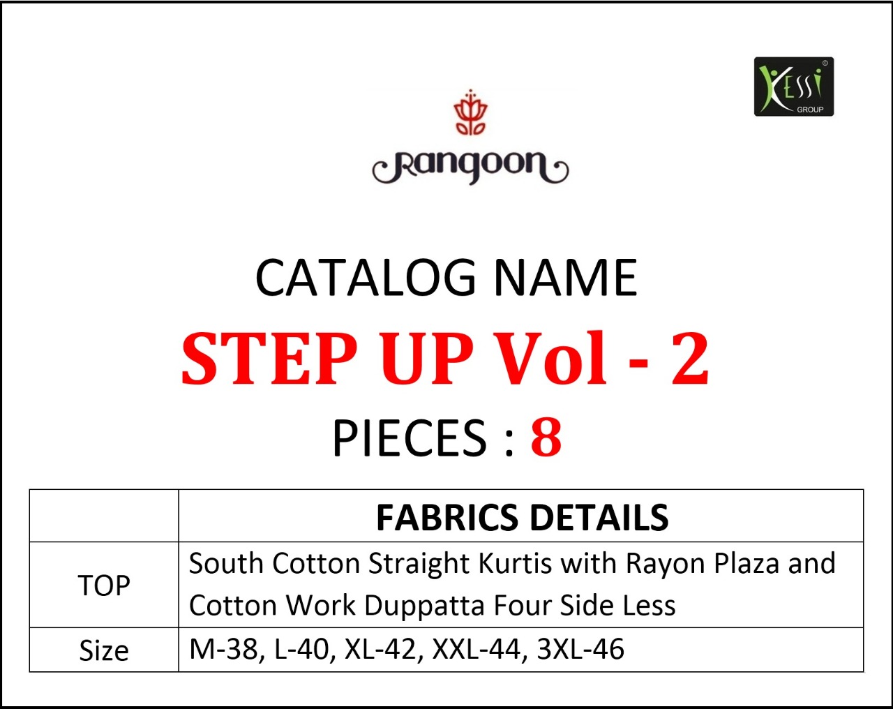 Rangoon step vol 2 premium collection of Salwar suit