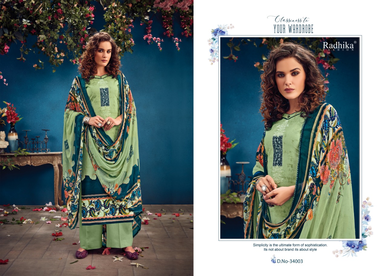 Rashika fashion azara vol 34 camric printed Salwar kameez at wholesale price