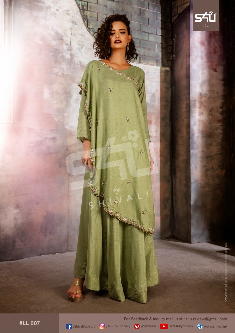 S4U limelight heavy party Wear Indo Western gowns collection