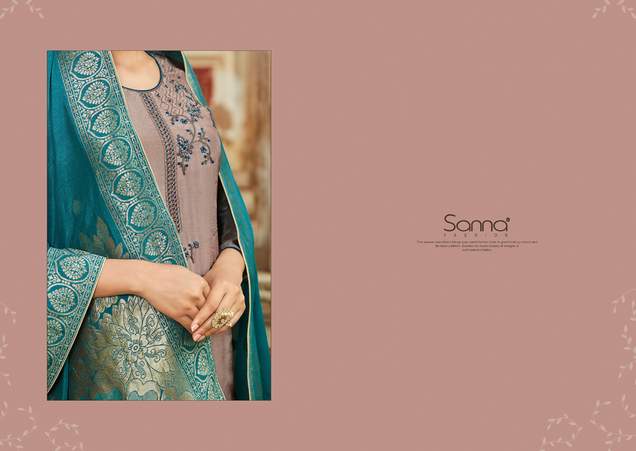 Sanna Silk Jacquard premium collection of Salwar suit