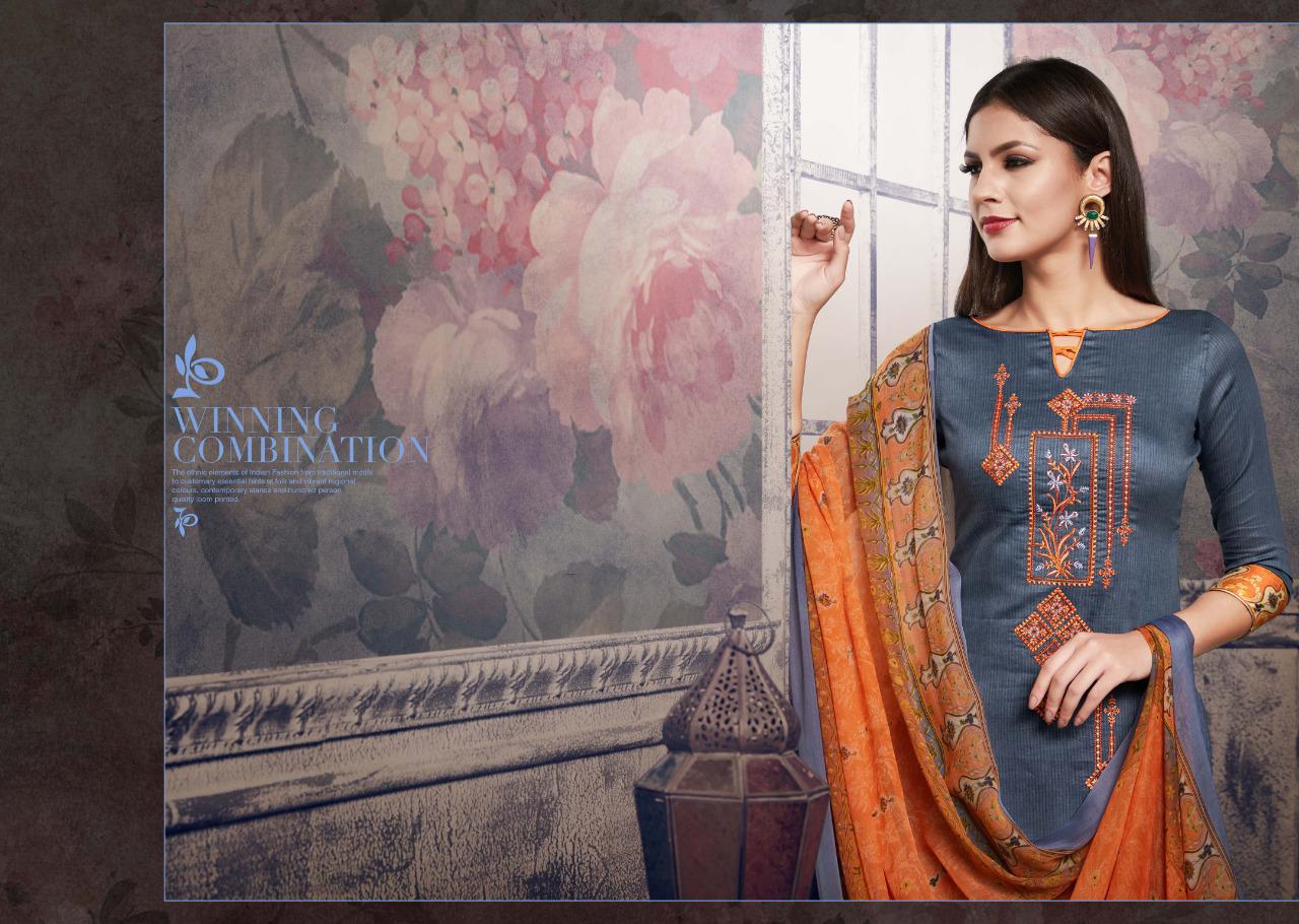 Sargam prints motif cotton designer suits collection