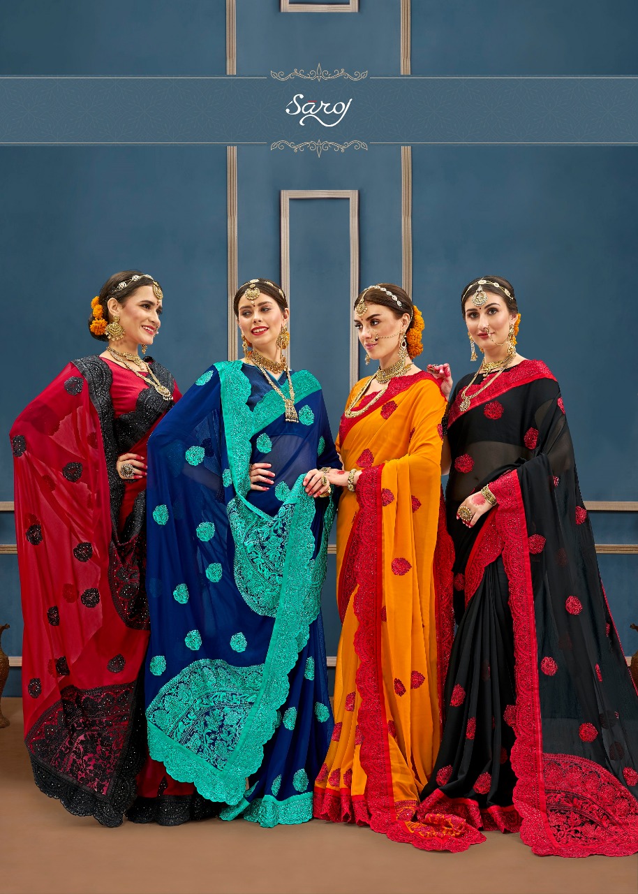 Saroj Vanshika premium colors of beautiful sarees