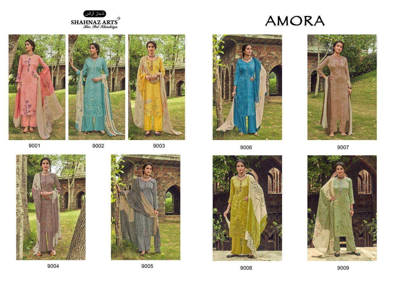 Shahnaz arts amora bright colors salwar kameez collection