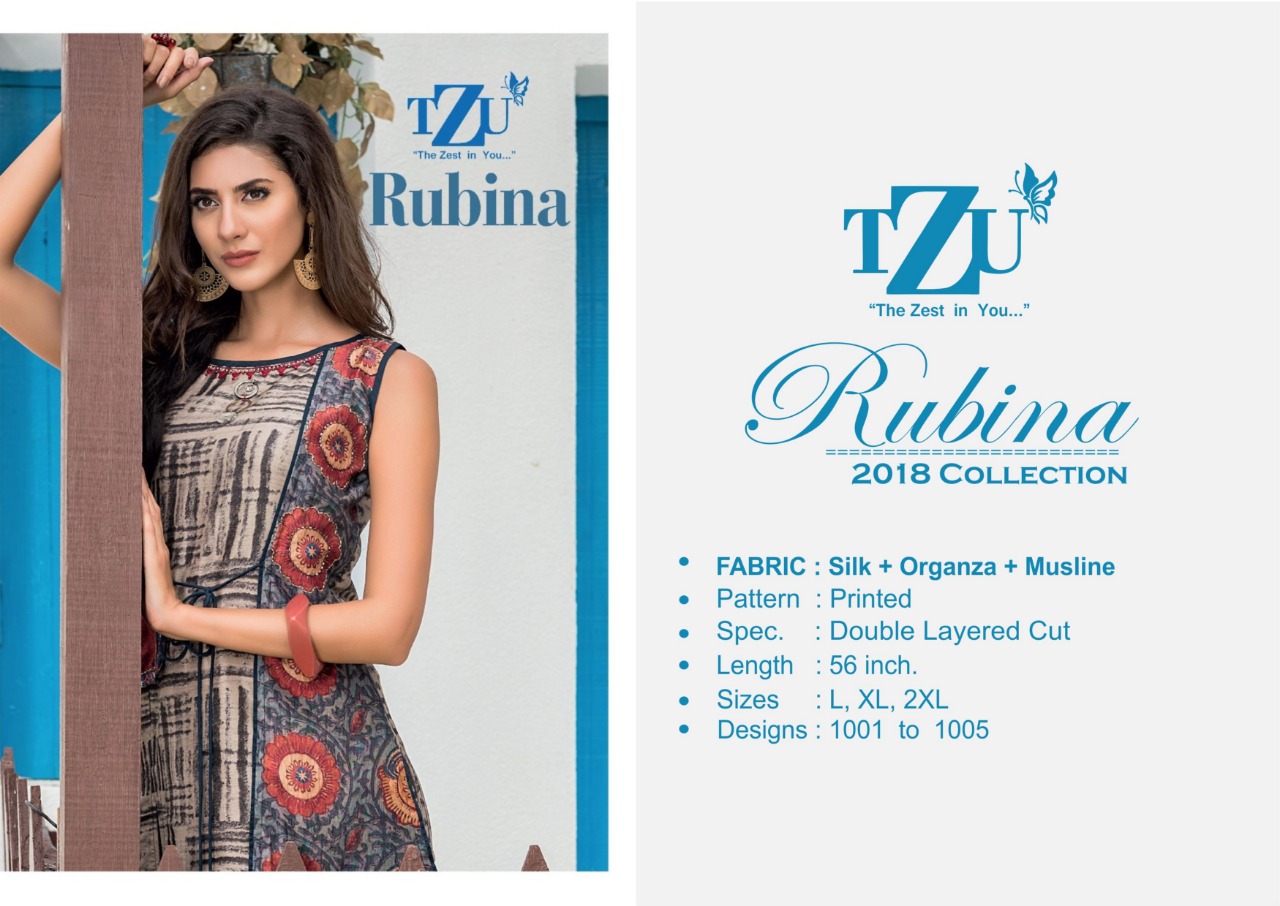 Tzu rubina long flair anarkali gowns collection at wholesale rate