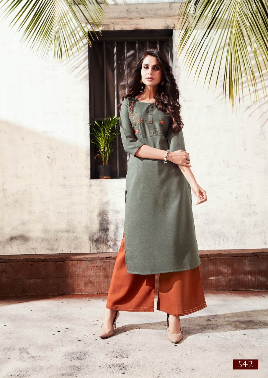 Vink rio nx fancy kurti with plazzo collection wholsaler