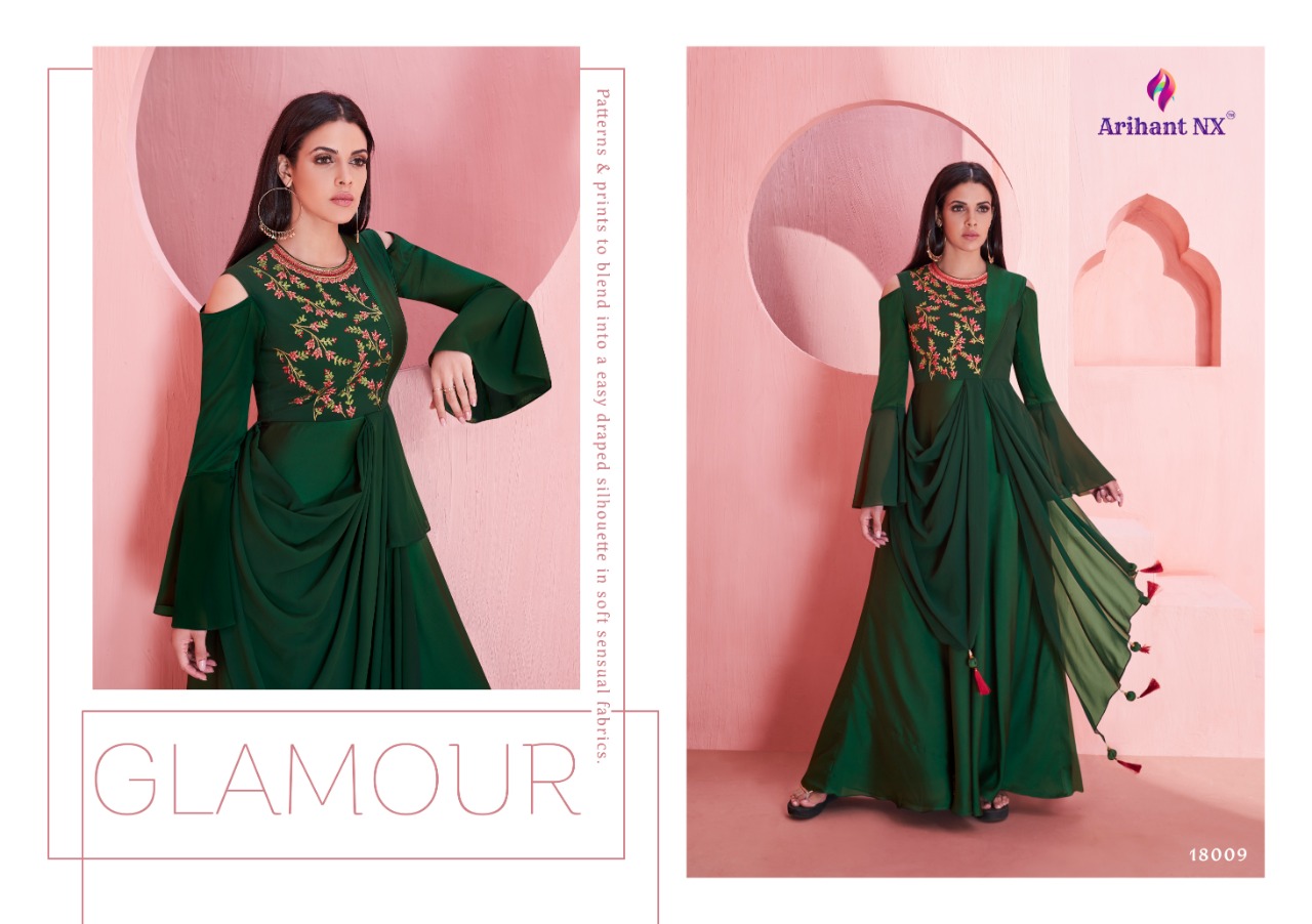 Arihant designer sui Dhaaga vol 2 exclusive collection of Indo Western gowns