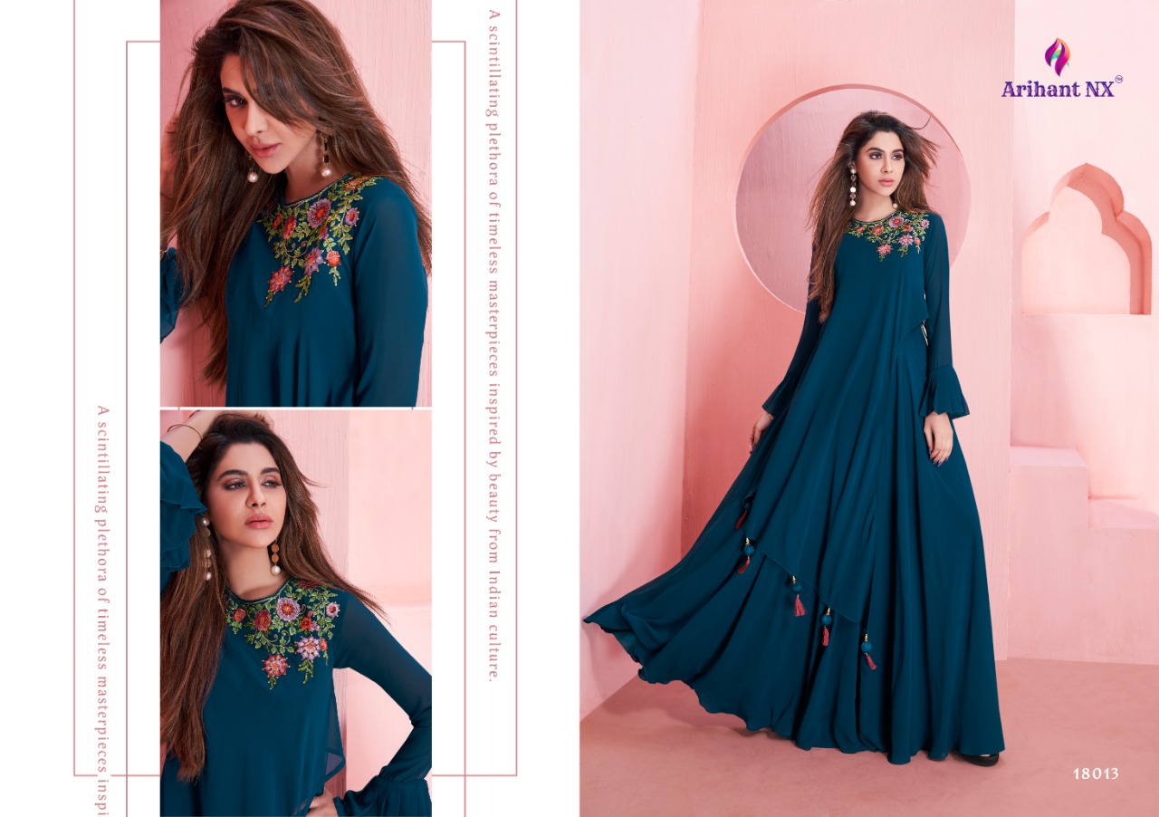 Arihant designer sui Dhaaga vol 2 exclusive collection of Indo Western gowns