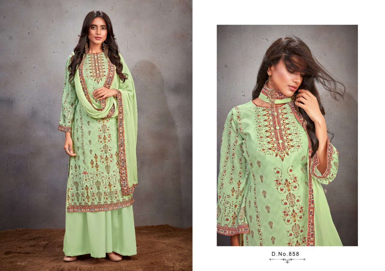 Bipson aashi beautifully designed and printed Salwar suits in wholesale prices