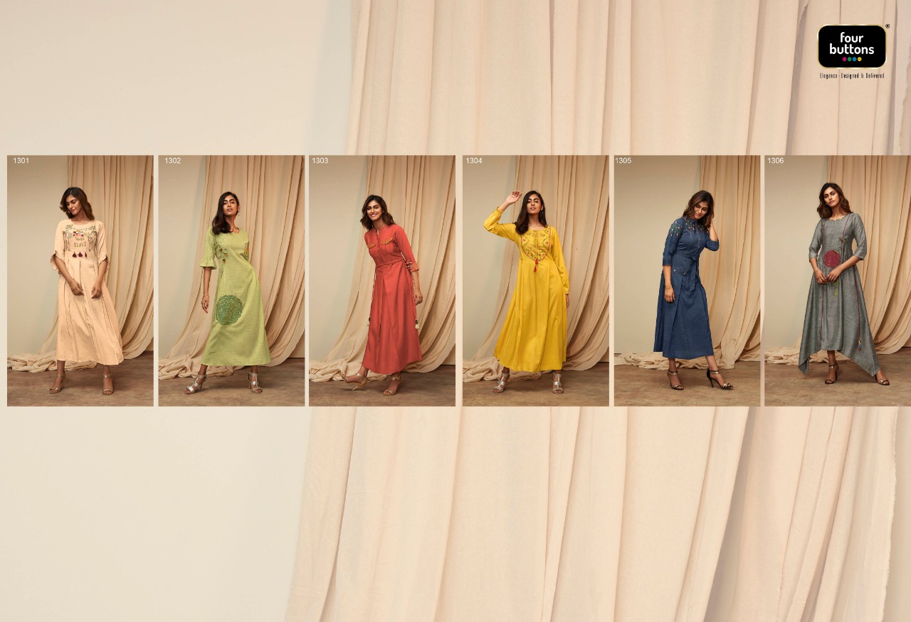 Four buttons sagaa long gowns ready to wear fancy collection
