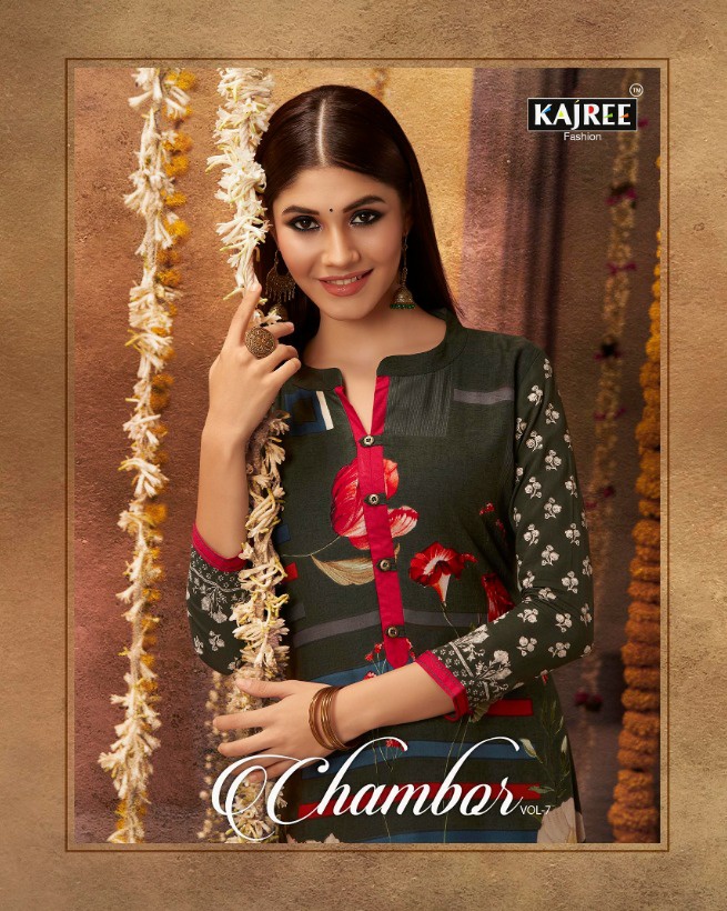 Kajree Chambor vol 7 exclusive collection of Kurties with plazzo