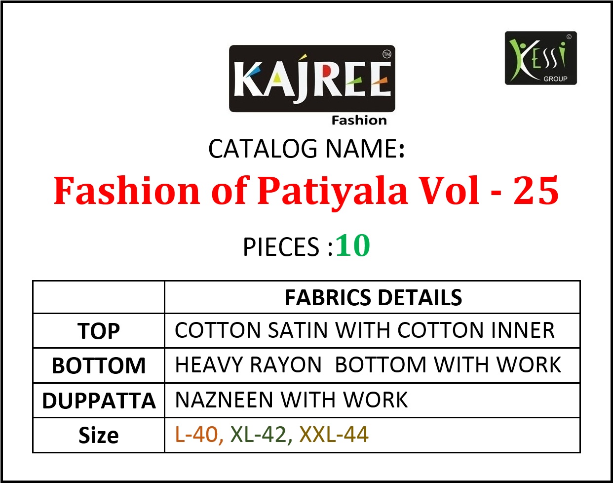 Kajree fashion of patiala vol 25 readymade suits wholesaler
