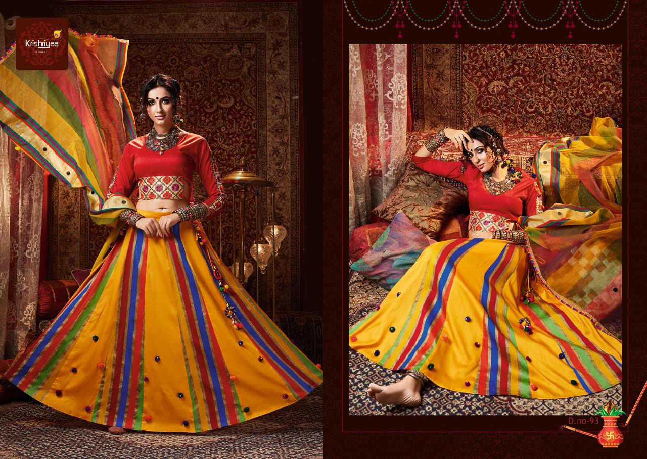Krishriyaa clothing 9 ratri presents chaniya choli latest navratri collection