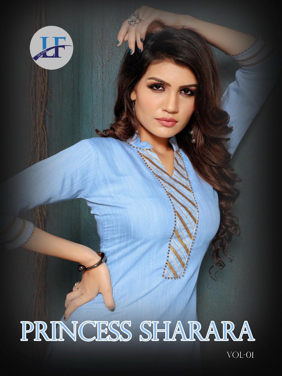 LF house princess sharara vol 1 top with sharara ready to wear collection