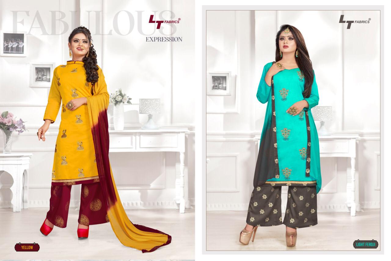 LT Bombay Plazzo 1 colorful collection of Salwar suit