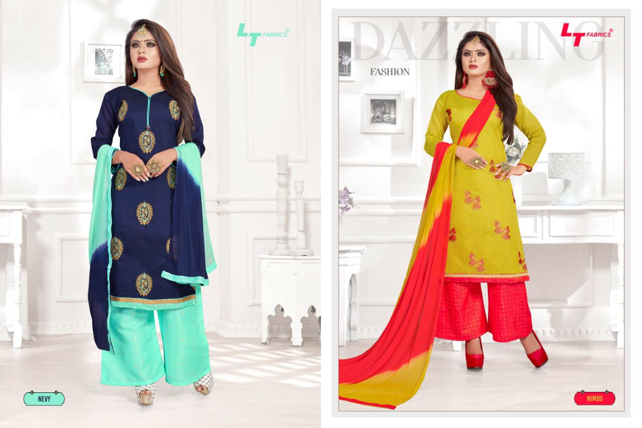 LT Bombay Plazzo 1 colorful collection of Salwar suit