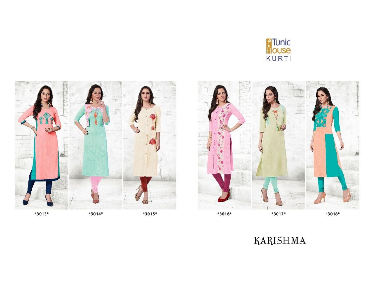 Neha Fashion Karishma embroidery Kurties