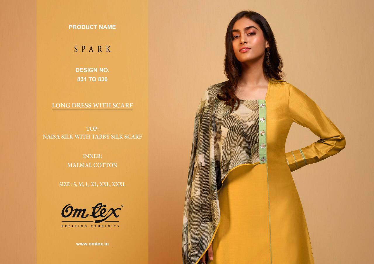Omtex spark Premium quality of Kurties with scarf