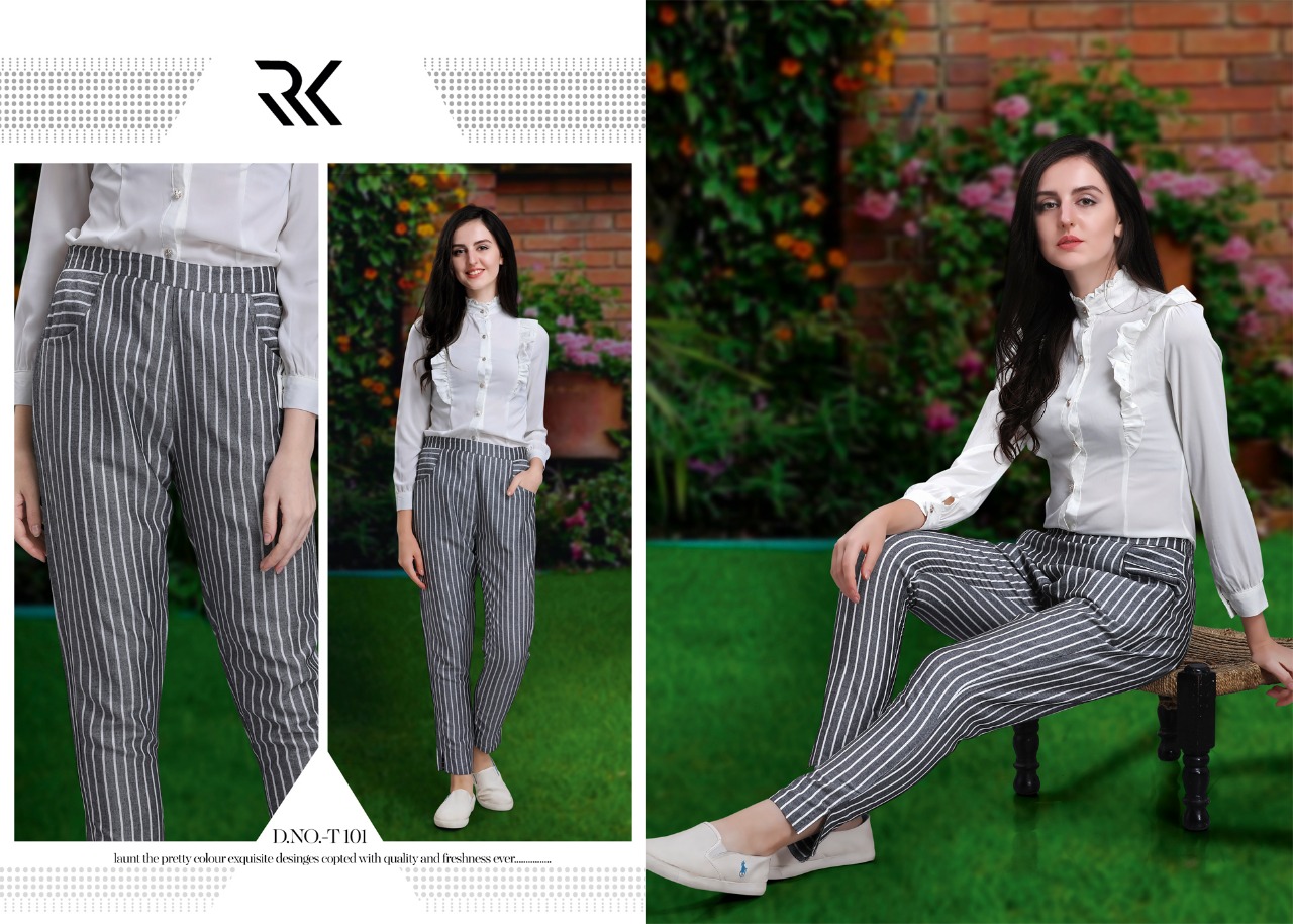 Rk clothing stripes pants collection at wholesale rate dealer