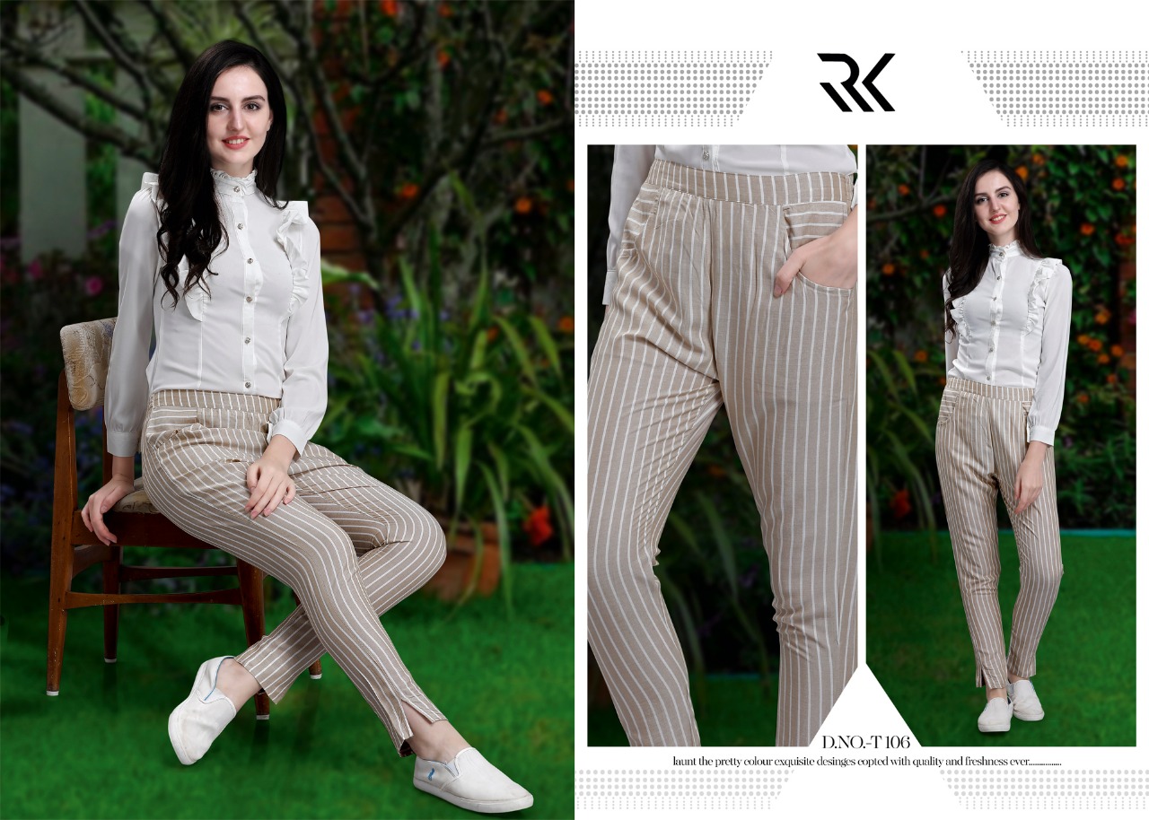 Rk clothing stripes pants collection at wholesale rate dealer