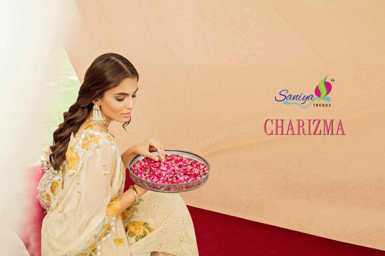 Saaniya trendz charizma unstitched 19 premium collection of Salwar suit