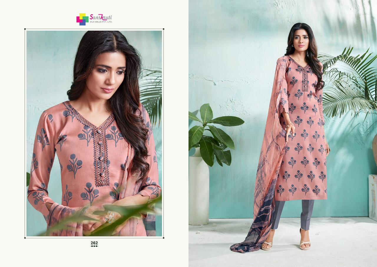 Sanskruti shine-1 beautiful collection of Salwar suits in wholesale prices