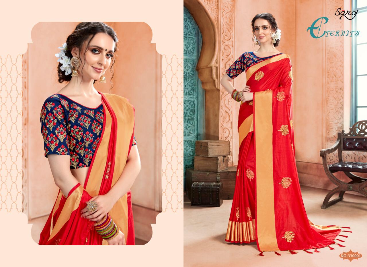 Saroj silk bahar festive wear banarasi sarees at wholesale rate