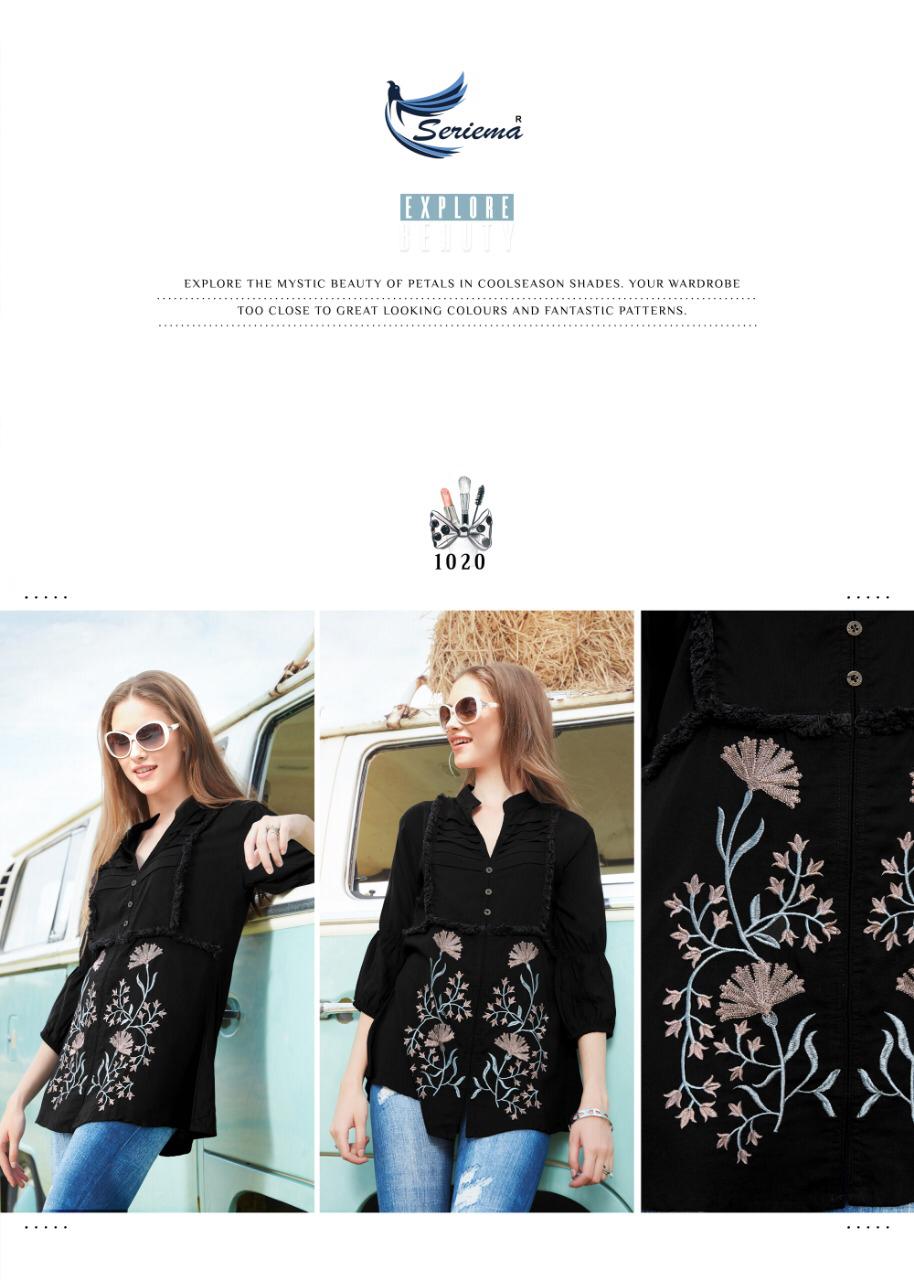 Seriema glazier vol 2 fancy short tunics tops collection