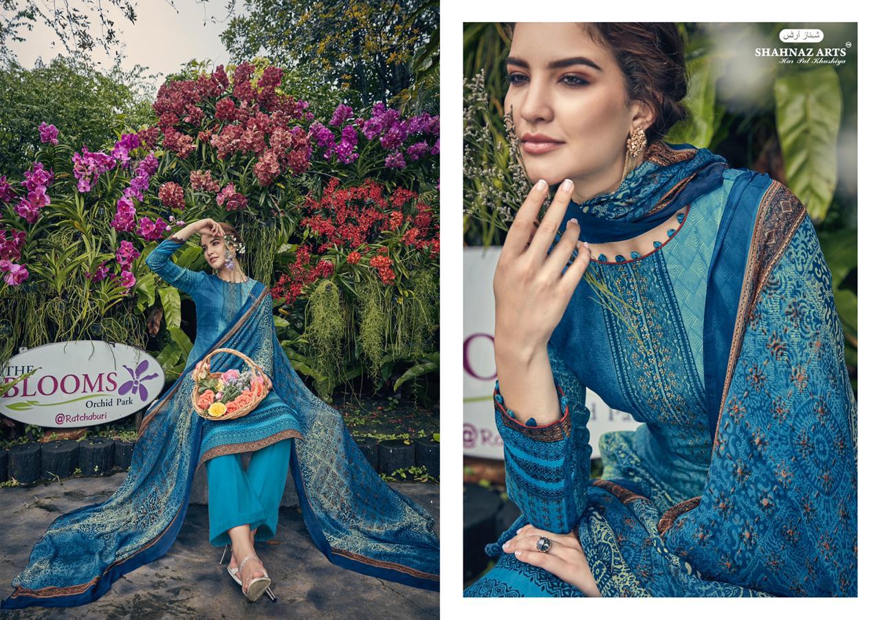 Shahnaz arts gulmohar charming look Salwar suits in wholesale prices