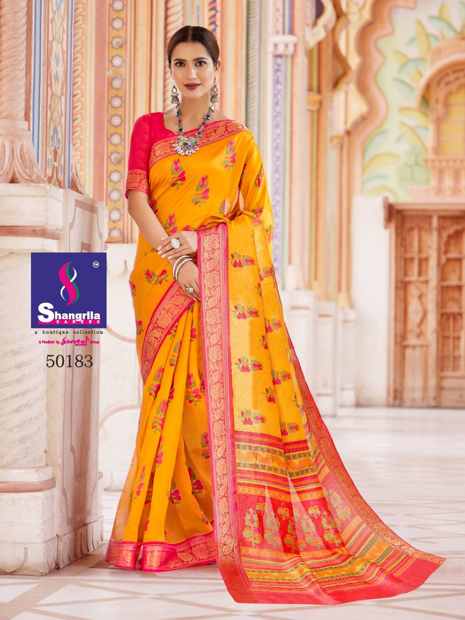 Shangrila Kanjivaram silk vol 13 colorful collection of sarres