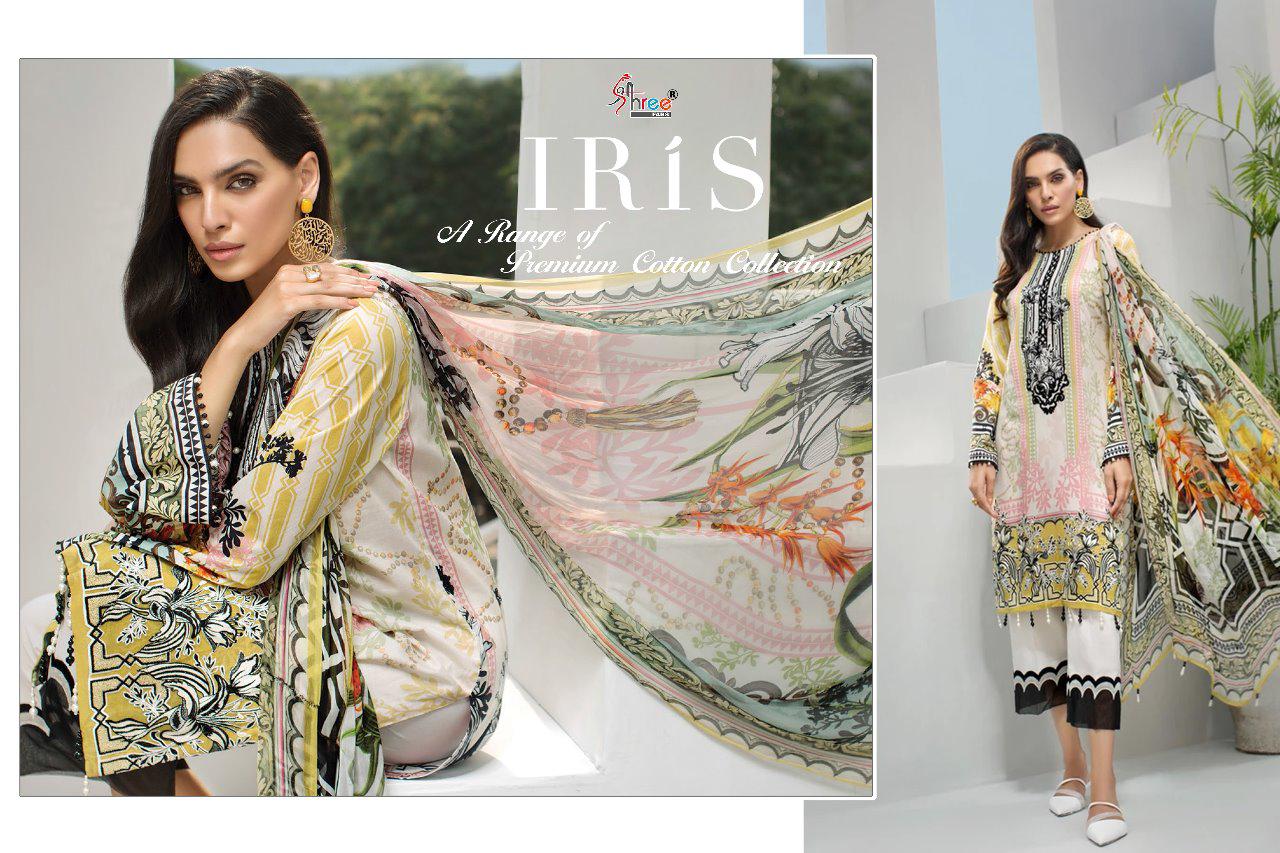 Shree fabs iris heavy embroidered jam silk dress Material exporter