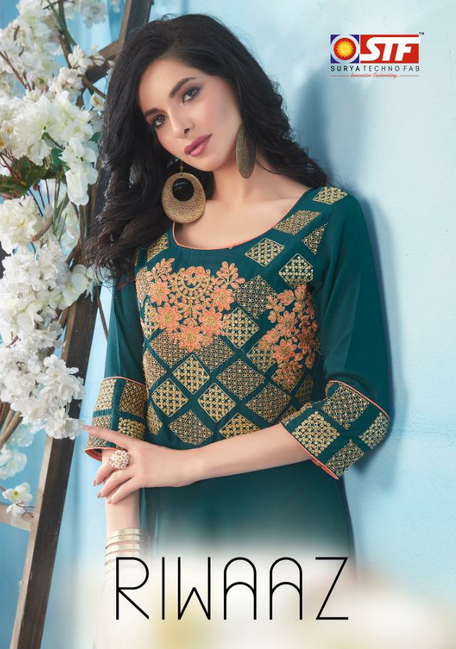 STF riwaaz Exiquisite Embroidered gowns at wholesale price