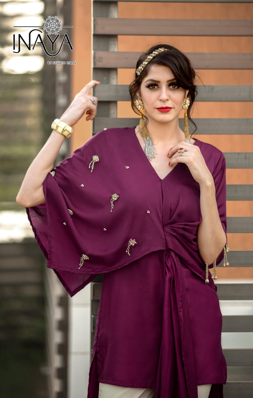Studio libas inaya touch the feel of trendy fits for festive collection in wholesale prices