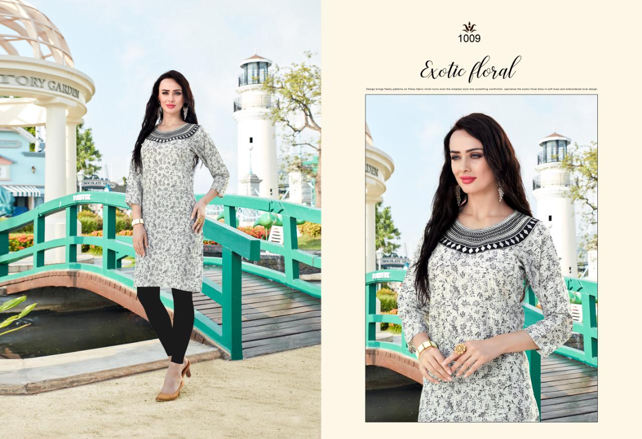 Sweety Fashion circle beautiful collection of Kurti tops in wholesale prices