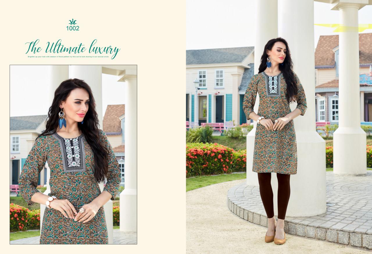 Sweety Fashion circle beautiful collection of Kurti tops in wholesale prices