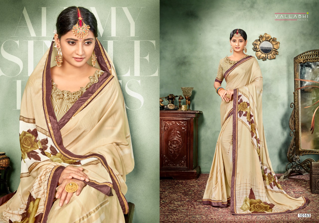 Vallabhi Prints impression beautiful collection of printed sarees in wholesale prices