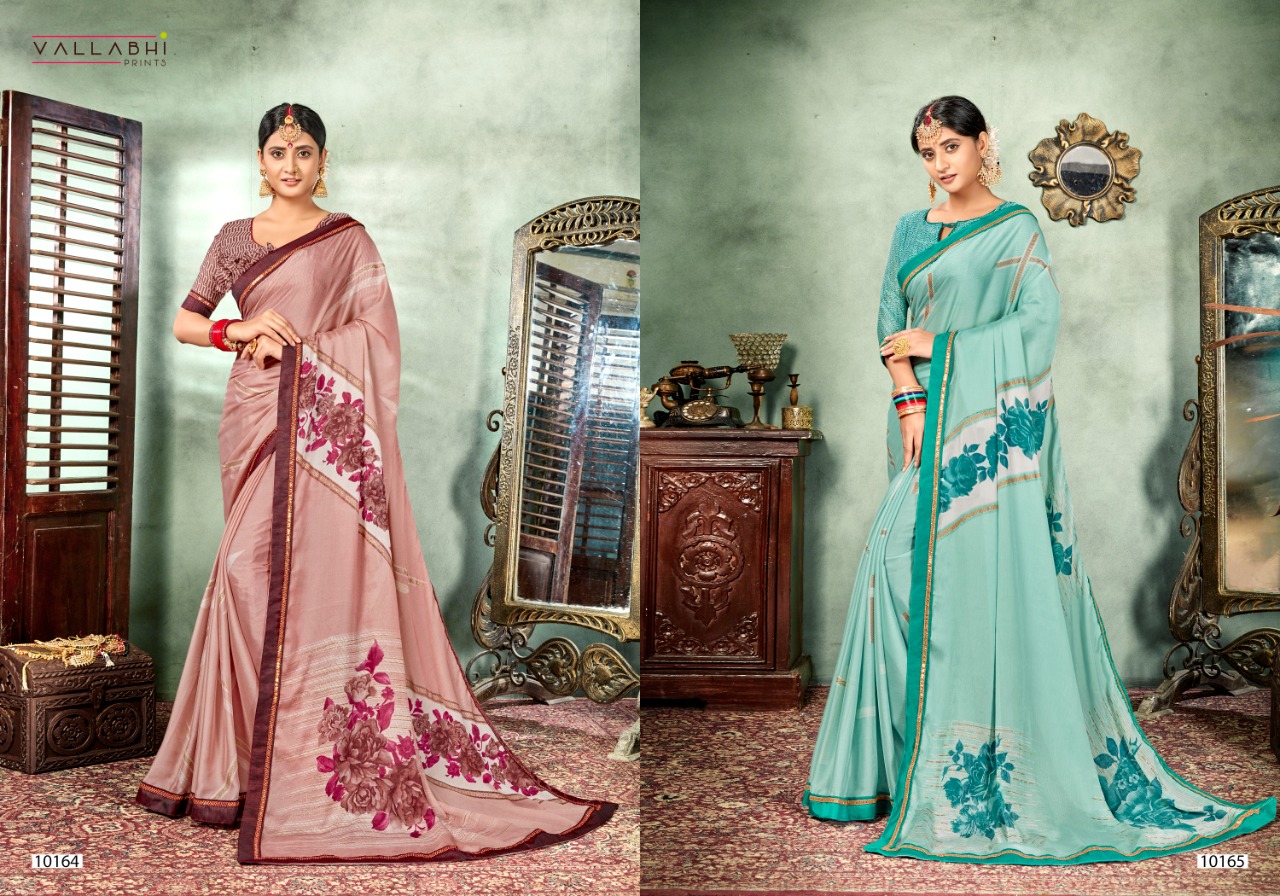Vallabhi Prints impression beautiful collection of printed sarees in wholesale prices