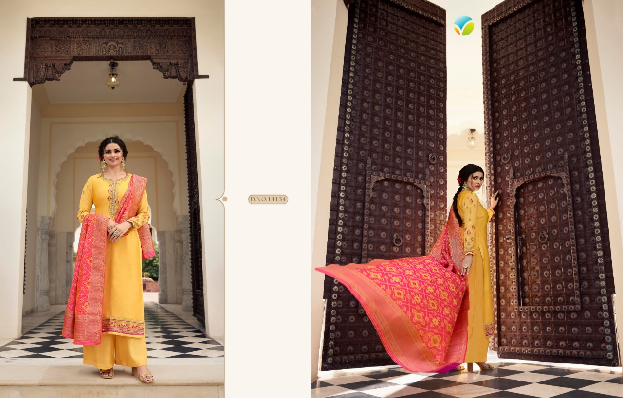 Vinay fashion Kaseesh banaras vol 4 festive wear salwar suit banarasi dupatta collection