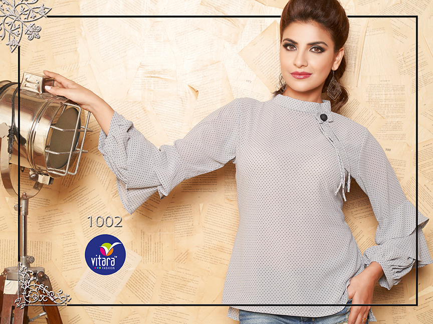Vitara Fashion top dot classy catchy look tops in wholesale prices