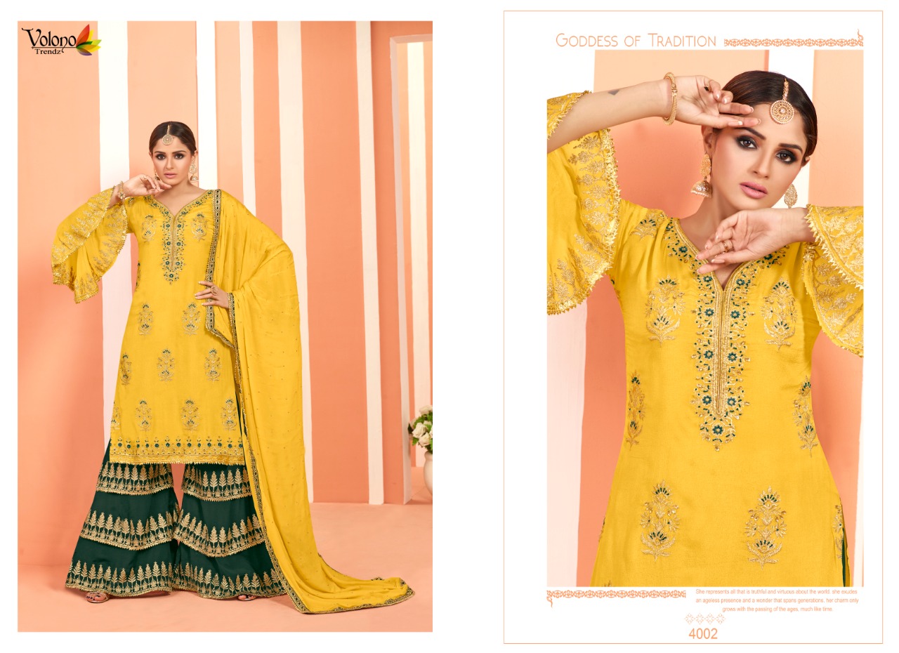 Volono trendz dulhan vol 4 karwachoth special Readymade Salwar suit collection at wholesale price