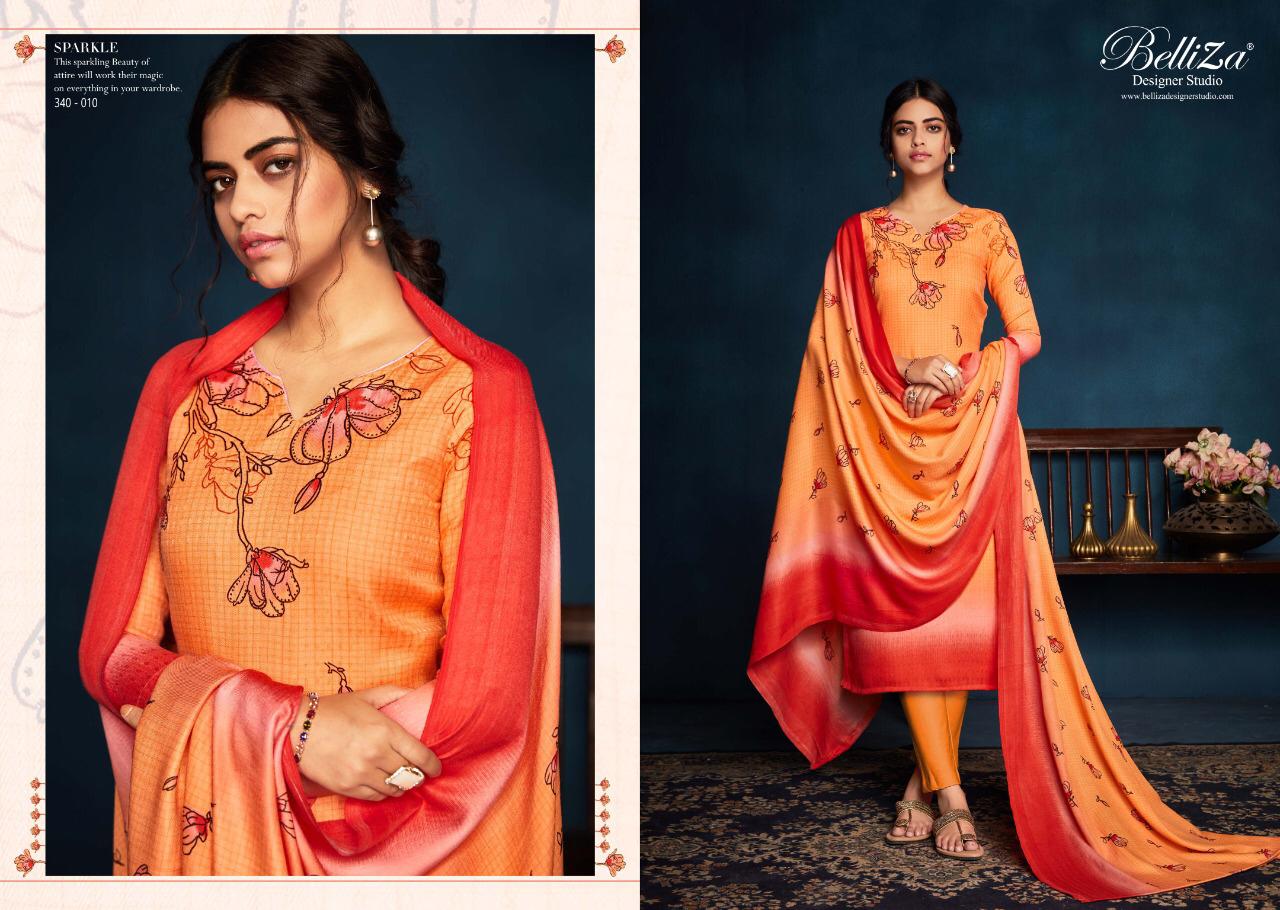 Belliza designer sparkle classic trendy look Salwar suits